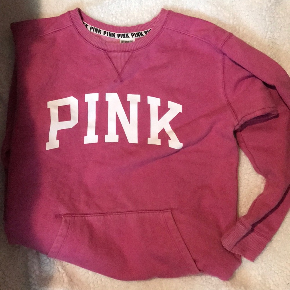 crewneck victoria’s secret pink